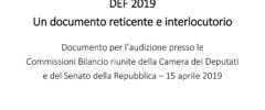 Un documento "reticente e interlocutorio"