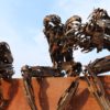 Rusty Robot Osnago Italy Contemporary Art Sculpture