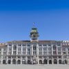 54684633 - trieste, italy - may 25, 2014: city hall building (comune di triesti) at the unity of italy square (piazza unita d'italia) in trieste, a seaport city in north-east italy