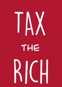 tax the rich logo