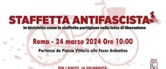 Biciclettata antifascista alle Fosse Ardeatine