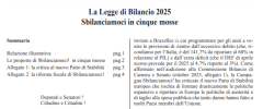 Verso la legge di bilancio 2025: Sbilanciamoci in 5 mosse 